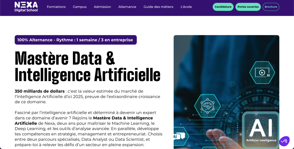 Formation intelligence artificielle Nexa