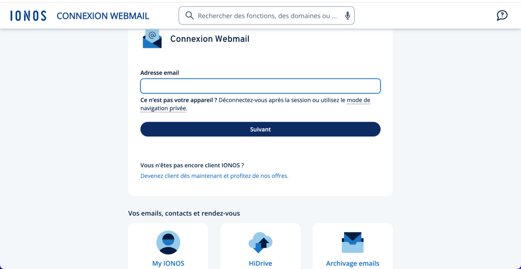 webmail IONOS