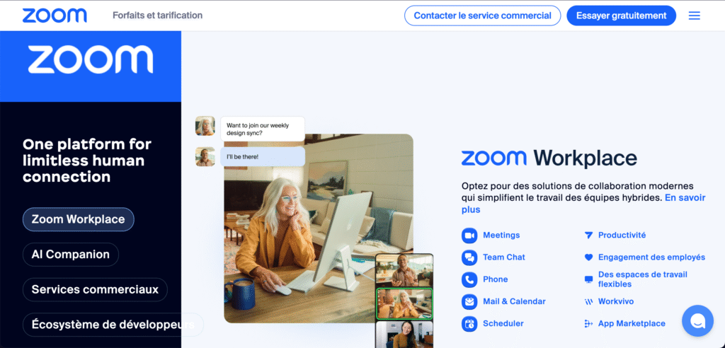 Zoom en entreprise 