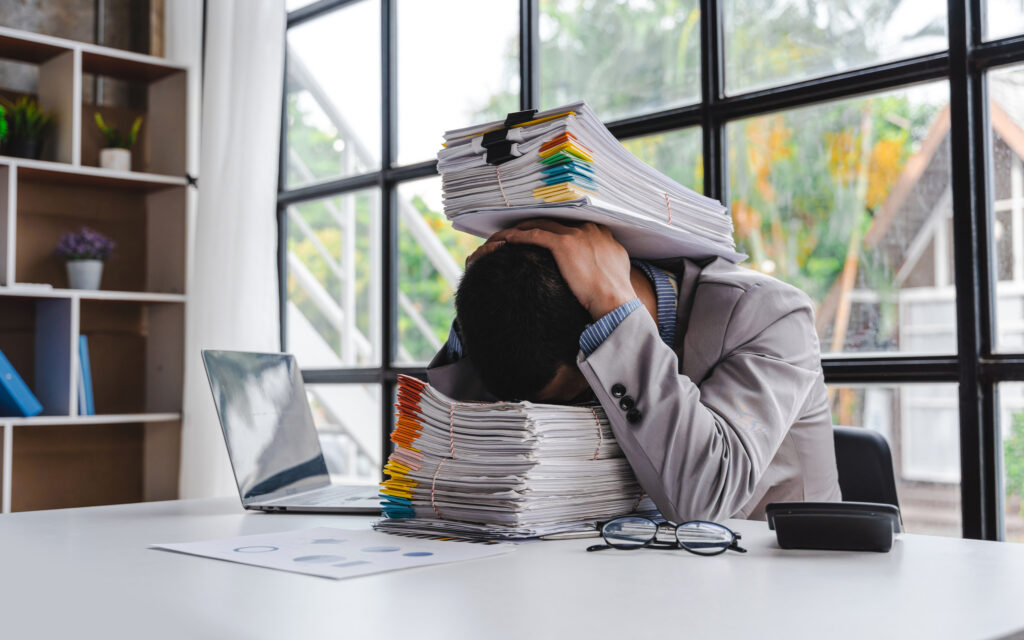 stressé par le travail