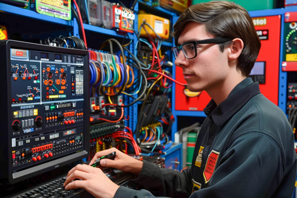 étudiant BTS Électrotechnique