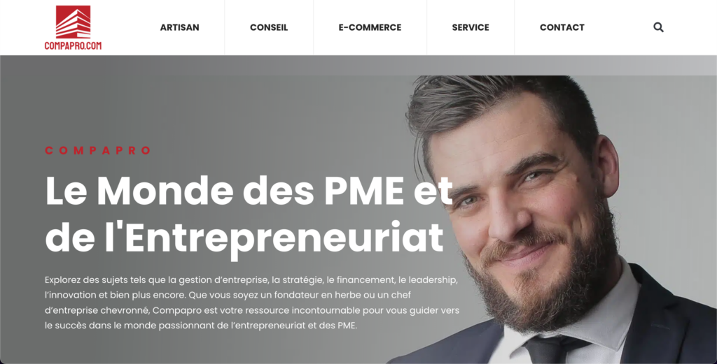 Compapro la plateforme d’information dédiée aux PME et entrepreneurs