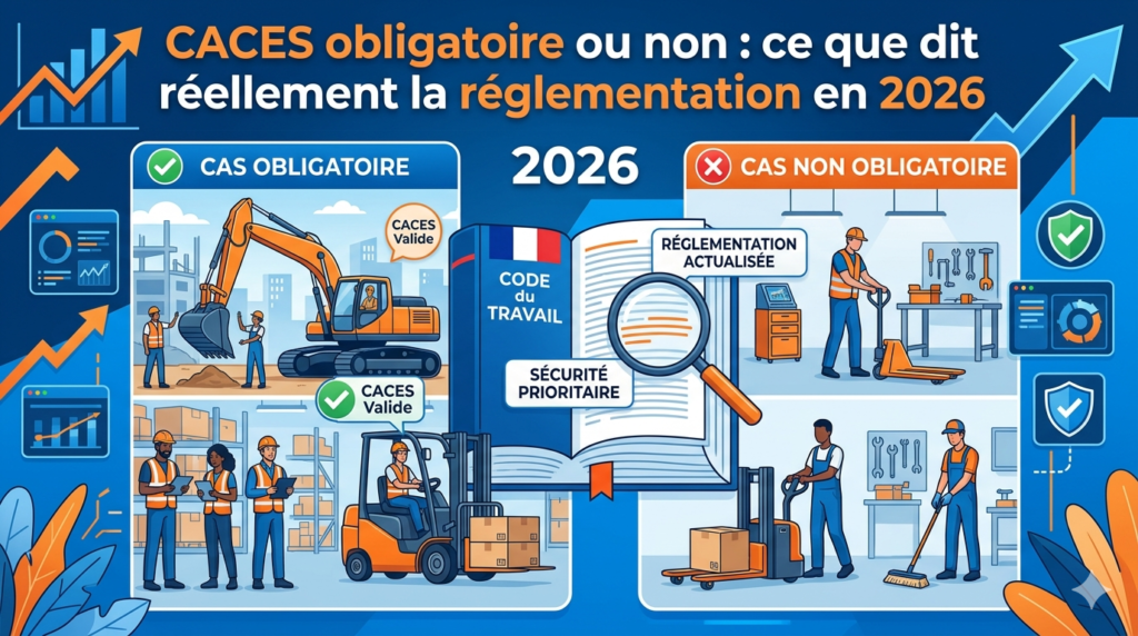 CACES obligatoire ou non : ce que dit réellement la réglementation en 2026